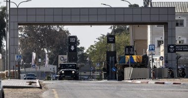 Entrance of Israel&#039;s notorious Sde Teiman prison, Jan. 10, 2025. (AA Photo)