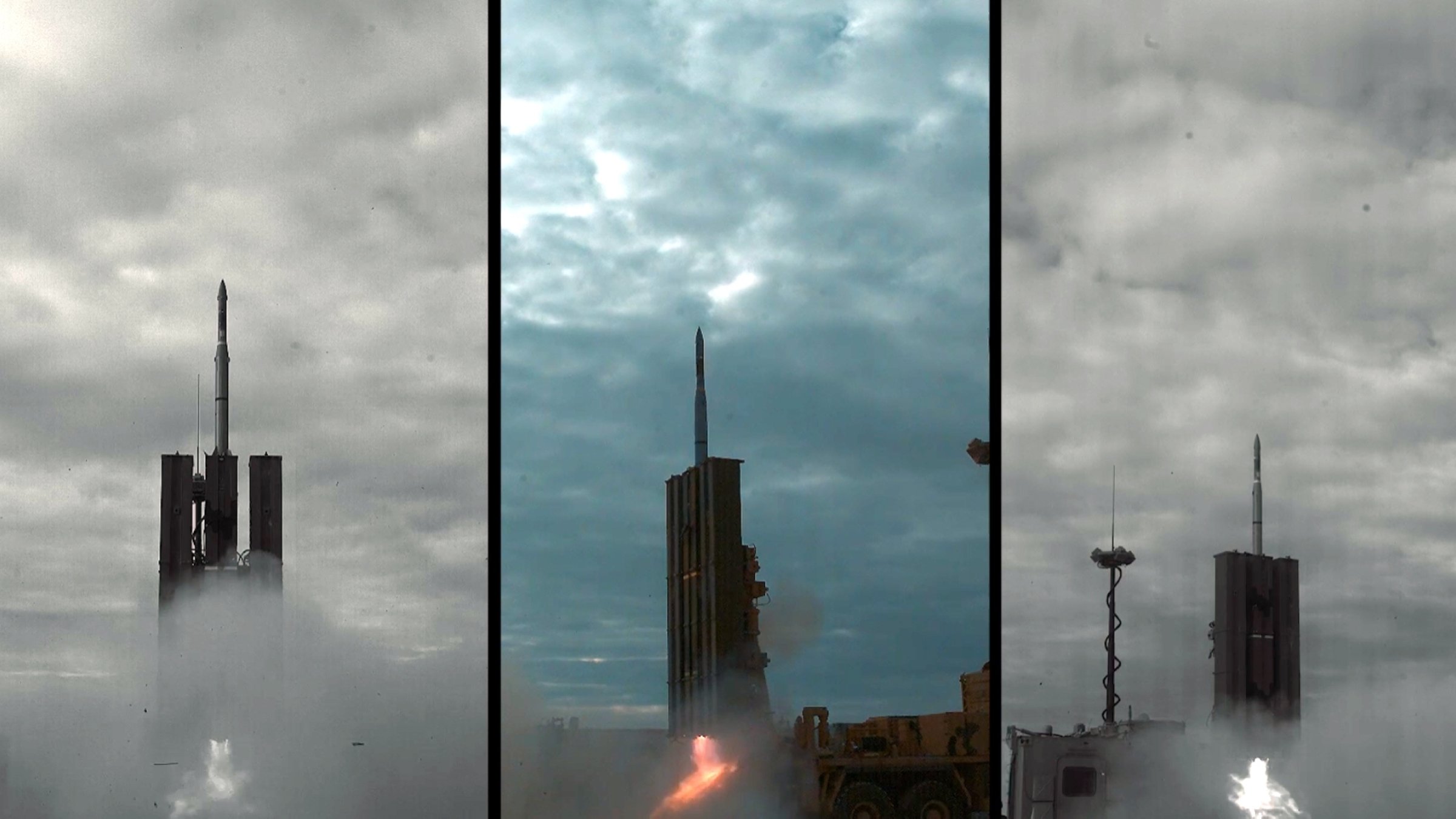 Haluk Görgün, president of the Defence Industry Agency of Türkiye, announced on his social media account that HISAR-O hit the target with pinpoint accuracy in the firing test activity, undisclosed location, Jan. 18, 2025. (DHA Photo)