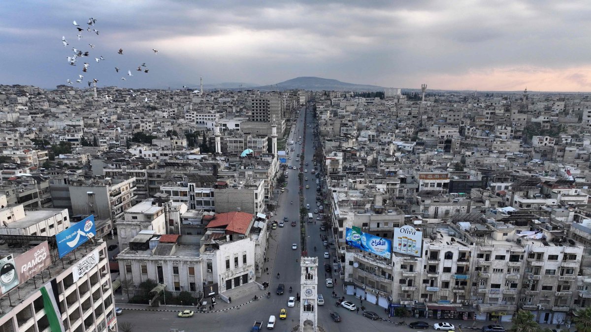 A partial view of the city of Hama, Syria, Jan. 25, 2025. (AFP Photo)