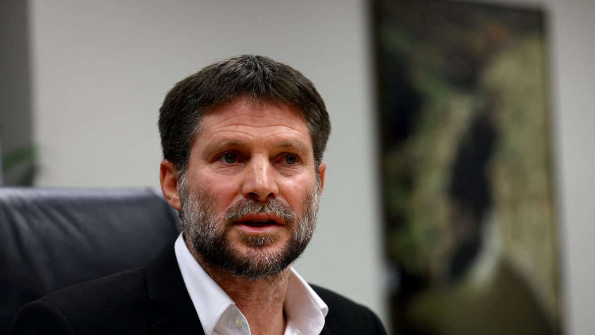 Israeli Finance Minister Bezalel Smotrich speaks at a news conference in Jerusalem, Jan. 8, 2023. (Reuters File Photo)
