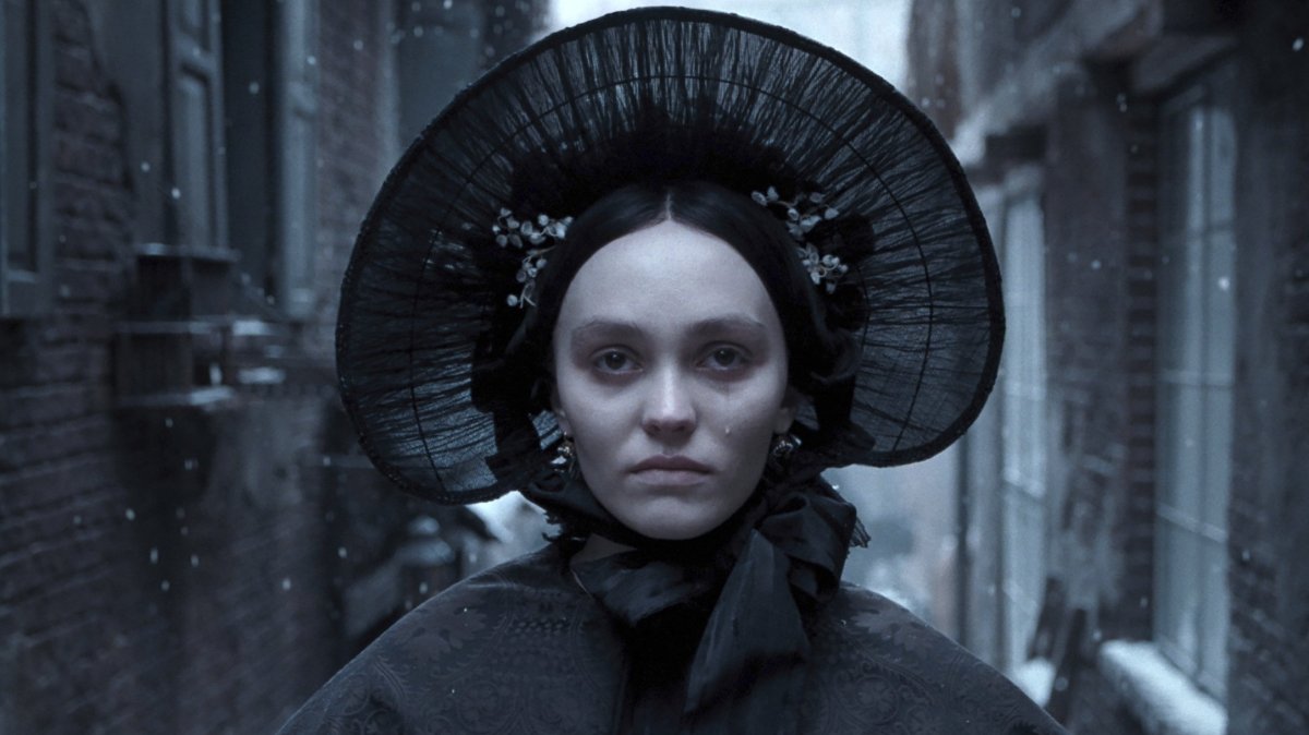 This image released by Focus Features shows Lily-Rose Depp in a scene from "Nosferatu." (AP Photo)