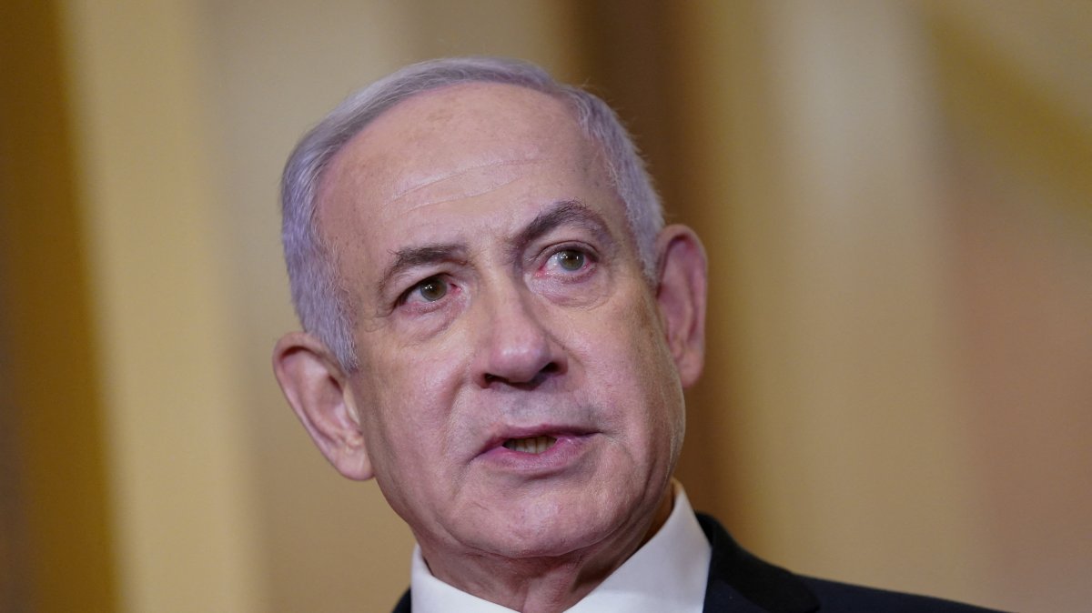 Israeli Prime Minister Benjamin Netanyahu speaks to reporters, Washington, U.S., Feb. 7, 2025. (Reuters File Photo)