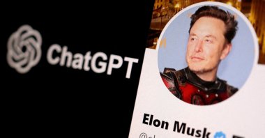 Elon Musk&#039;s X profile picture and ChatGPT logo are seen in this illustration taken, June 11, 2024. (Reuters Photo)
