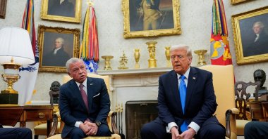 U.S. President Donald Trump meets with Jordan&amp;#039;s King Abdullah in the Oval Office at the White House in Washington, U.S., Feb. 11, 2025. (Reuters Photo)
