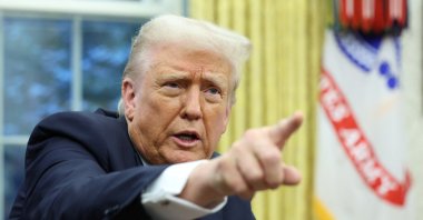 U.S. President Donald Trump speaks in the Oval Office of the White House in Washington, D.C., U.S., Feb. 11, 2025. (Reuters Photo)