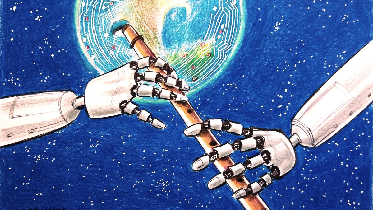 &quot;Strategic steps taken in the realm of AI and advanced technologies, particularly in the U.S., are reshaping global competition, while questions persist regarding how continental Europe will respond to this transformation.&quot; (Illustration by Erhan Yalvaç)