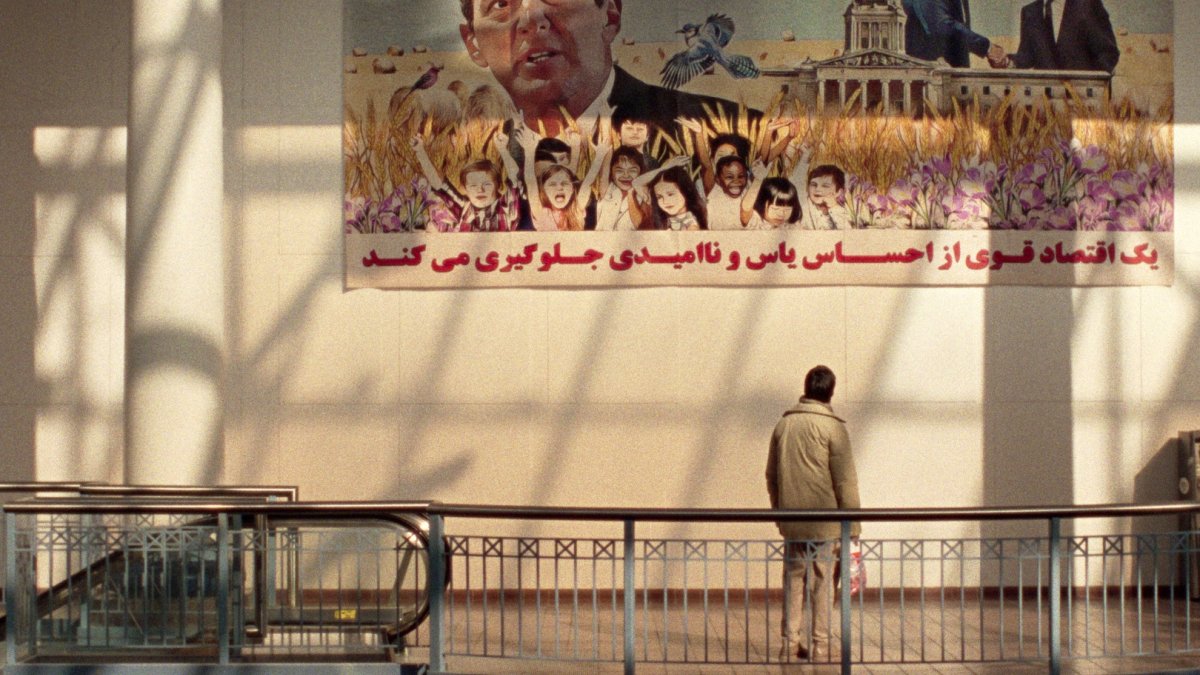 This image released by Oscilloscope Laboratories shows a scene from the film &quot;Universal Language.&quot; (AP Photo)