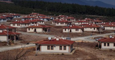 New houses built for rural areas and villages in Kahramanmaraş, Türkiye, Feb. 6, 2025. (AA Photo)