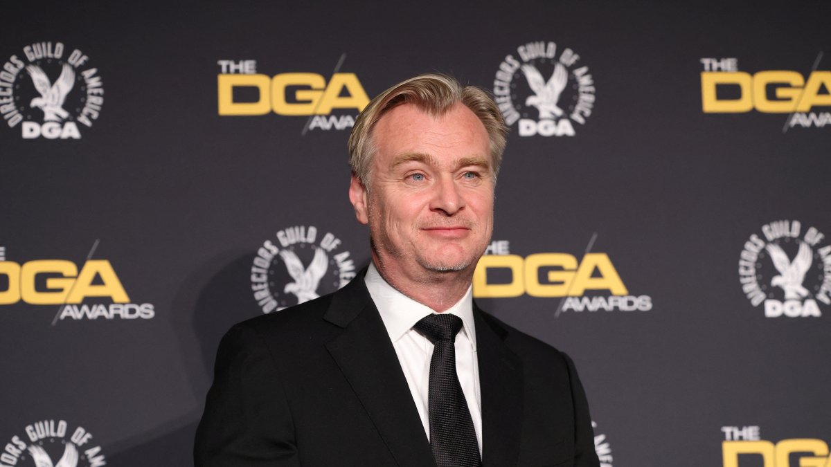 Christopher Nolan attends the 77th Annual Directors Guild of America Awards in Beverly Hills, California, U.S., Feb. 8, 2025. (Reuters Photo)
