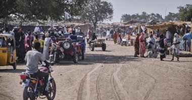 A view of the Sudanese village Gerbana, South Sudan, Feb. 11, 2025. (EPA Photo)