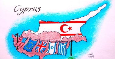 &quot;A two-state solution remains the only viable alternative for safeguarding Türkiye’s security and geopolitical interests, as well as protecting the Turkish population on the island from potential eradication – an outcome nearly realized half a century ago during the attempted massacres by Greek Cypriots.&quot; (Illustration by Erhan Yalvaç)
