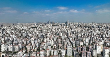 A view of residential buildings in the Kadiköy neighborhood, Istanbul, Türkiye, March 20, 2023. (EPA Photo)