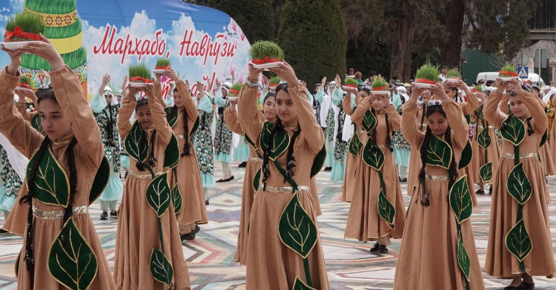 Tajiks celebrate Navruz (Nowruz), an ancient festival marking the first day of spring in Central Asia, in Dushanbe, March 23, 2024. (AFP File Photo)
