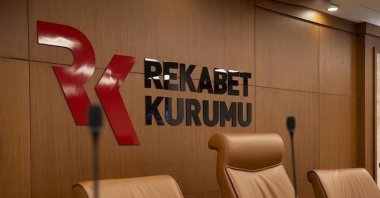 The logo of the Competition Authority (RK) is seen, Ankara, Türkiye. (AA File Photo)