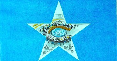 "Somalia was elected to serve on the U.N. Security Council as a non-permanent member for the second time since independence in 1960 and assumed its seat on Jan. 1, 2025." (Illustration by Erhan Yalvaç)
