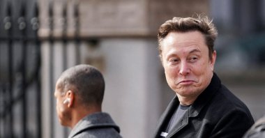 Elon Musk reacts, on the day he meets with Indian Prime Minister Narendra Modi at Blair House, in Washington, D.C., U.S., Feb. 13, 2025. (Reuters Photo)
