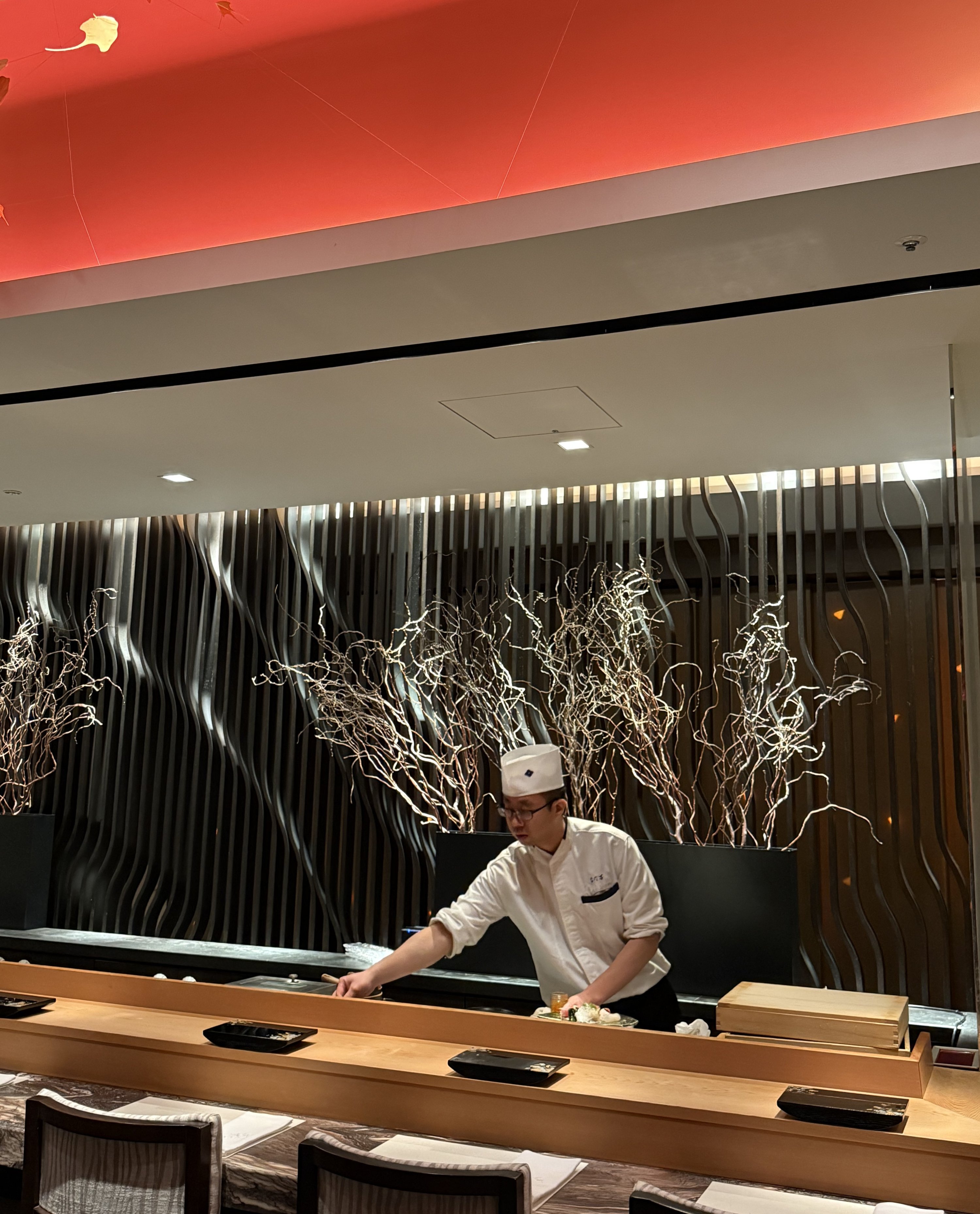Located on the 29th floor of the Shangri-La Hotel, Nadaman is part of the renowned kaiseki restaurant group that has been serving Japan’s royal family, Tokyo, Japan, Jan. 14, 2025. (Photo by İlker Topdemir)