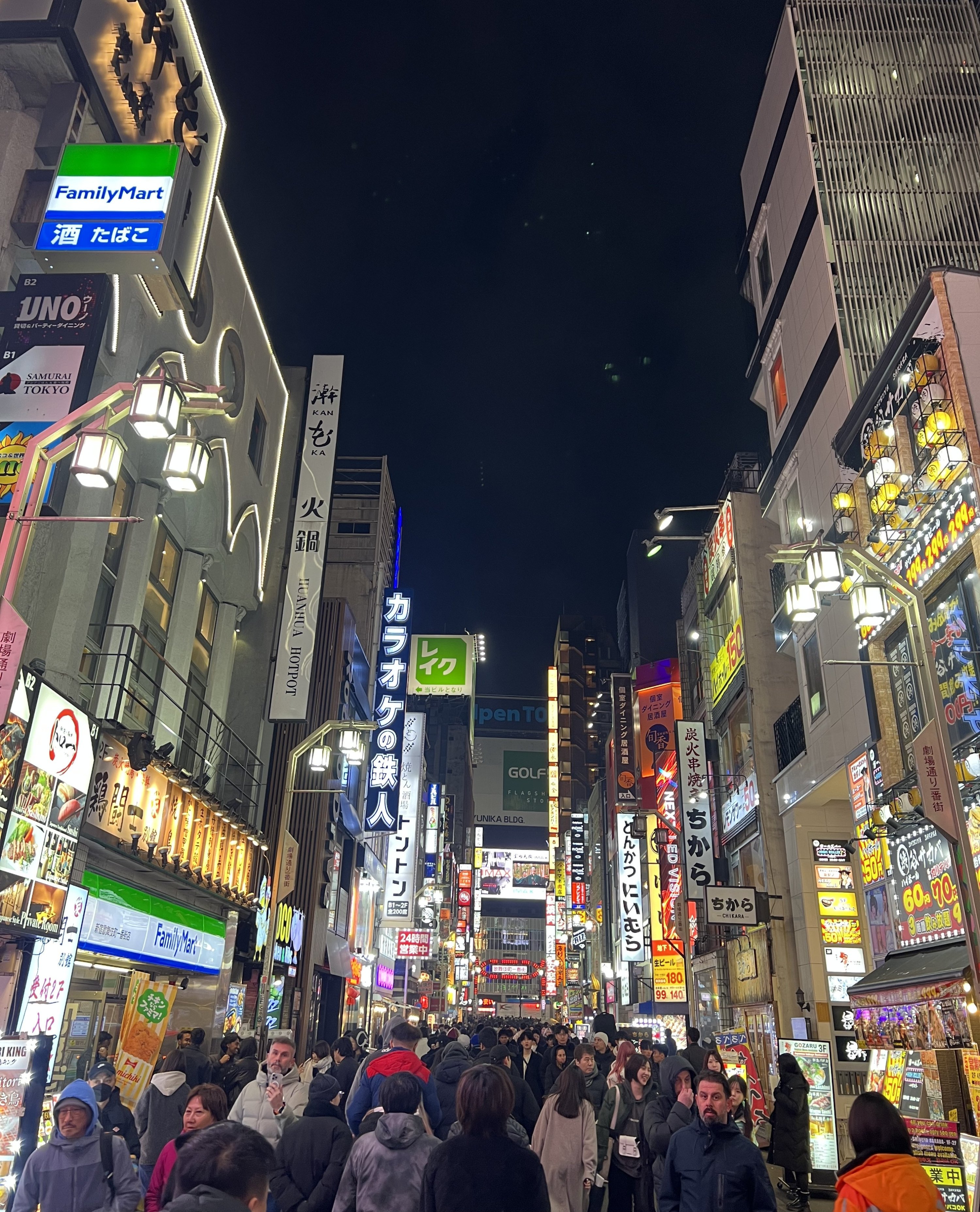 Pedestrians navigate through the bustling streets of Kabukicho, located in the vibrant Shinjuku district, Tokyo, Japan, Jan. 12, 2025. (Photo by İlker Topdemir)