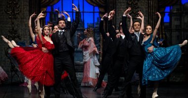 Ballet dancers perform &quot;The Lady of the Camellias&quot; in Ankara, Türkiye, Feb. 22, 2025. (AA Photo)