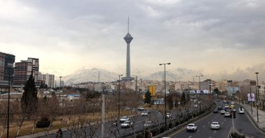 A general view shows the Milad Telecommunications Tower in Tehran, Iran, Feb. 23, 2025. (AFP Photo)