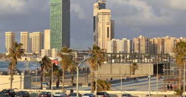 A partial view of the skyline of Tripoli as Libya prepares to commemorate the 14th anniversary of the uprising that toppled longtime leader Moammar Gadhafi, Feb. 14, 2025. (AFP Photo)