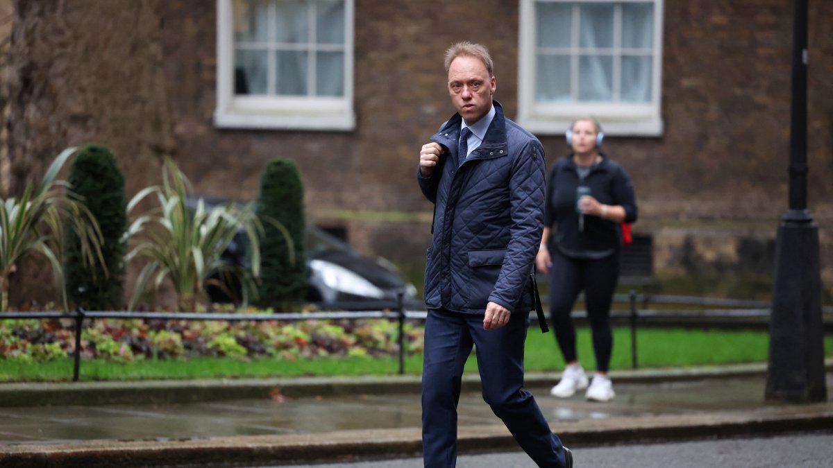 Hein Schumacher, CEO of Unilever arrives for a Business Council meeting with then-Prime Minister Rishi Sunak at Downing Street in London, U.K., Feb. 14, 2024. (Reuters Photo)