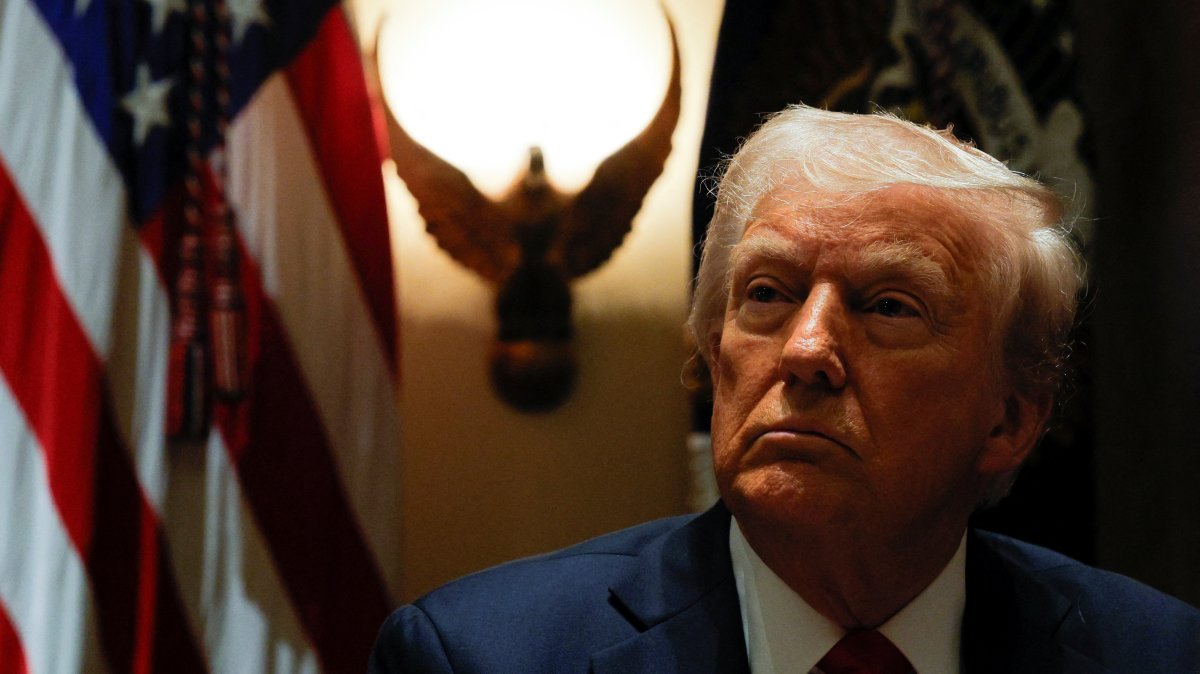 U.S. President Donald Trump hosts his first cabinet meeting with Elon Musk in attendance, Washington, D.C.,  U.S., Feb. 26, 2025. (Reuters Photo)