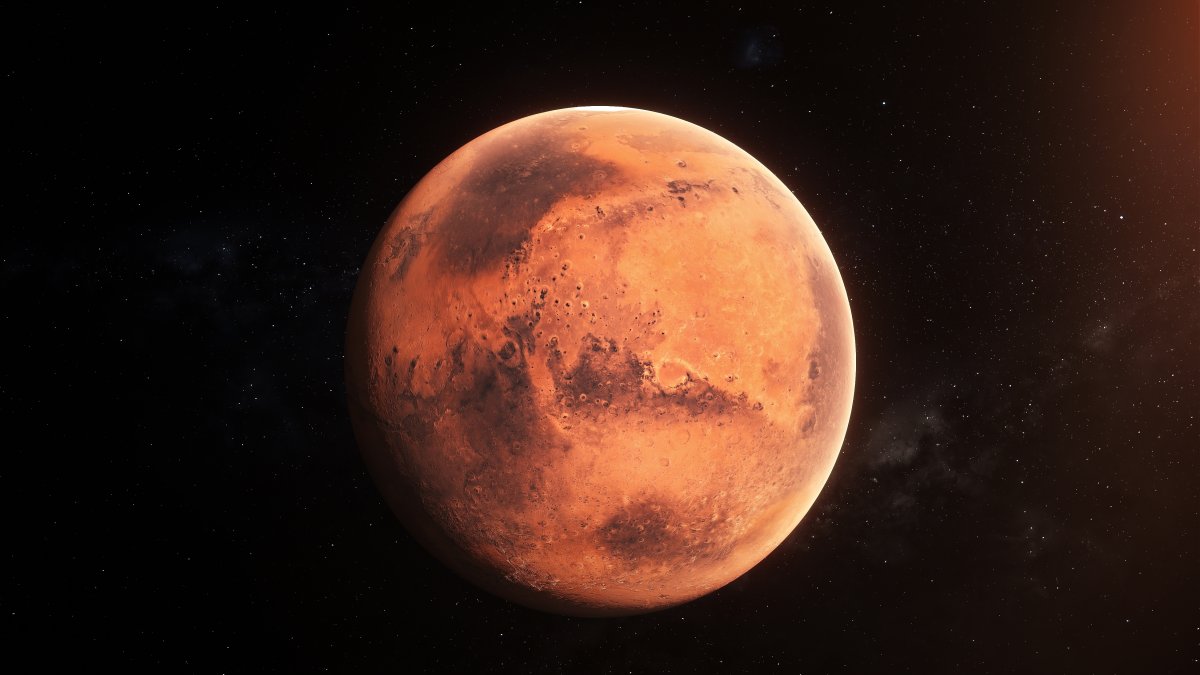 A view of Mars, the red planet. (Shutterstock Photo)