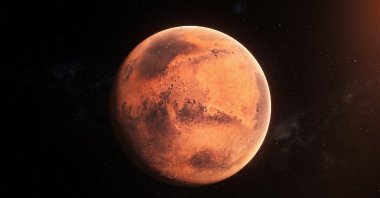 A view of Mars, the red planet. (Shutterstock Photo)