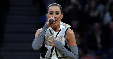 Katy Perry performs during the Invictus Games opening ceremony in Vancouver, British Columbia, Canada, Feb. 8, 2025. (Reuters Photo)