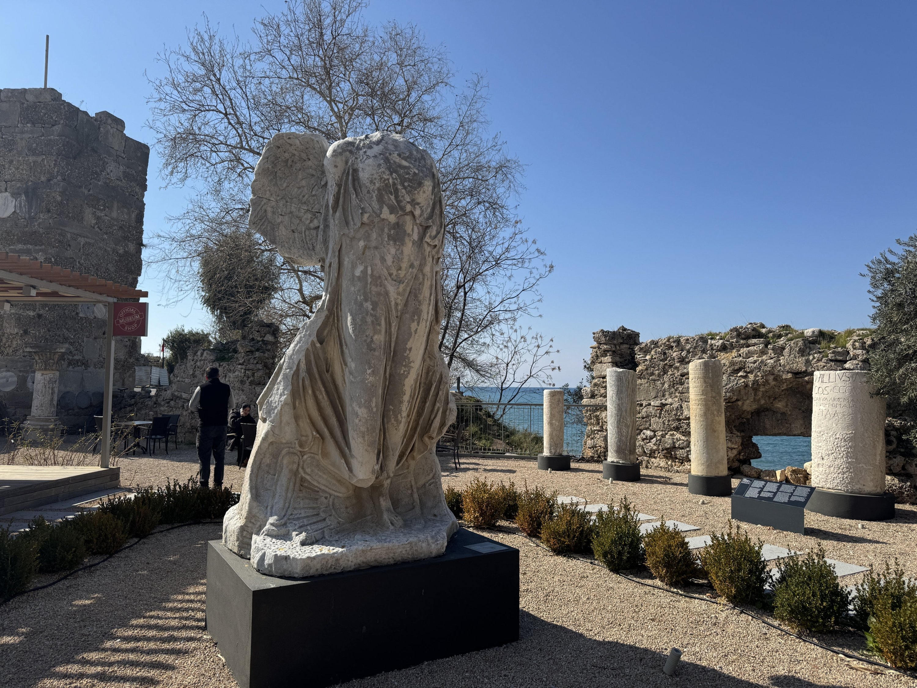 The artifacts are on display at the Side Museum in Antalya, Türkiye, until Feb. 12, 2025. (AA Photo)