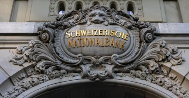 The headquarters of the Swiss National Bank (SNB), Bern, Switzerland, Jan. 29, 2025. (Reuters Photo)