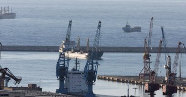 A general view of the commercial harbor of the coastal city of Tartous, Syria, Dec. 14, 2024. (Reuters File Photo)