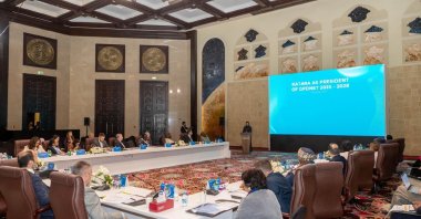 Participants at the 10th General Assembly Meeting of the Global Public Diplomacy Network, Doha, Qatar, Feb. 25, 2025. (Courtesy of KATARA)
