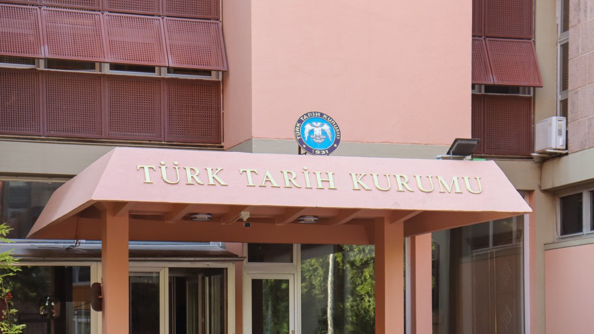 The Turk Tarih Kurumu building was founded on April 15, 1931, by Mustafa Kemal Atatürk in Ankara, Türkiye, May 23, 2024. (shutterstock photo)