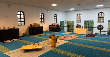 Historical pieces showcasing Turkish heritage and migration journey inside the Dutch Turkish Museum, Almelo, Netherlands, March 6, 2025. (AA Photo)