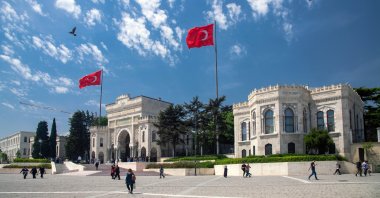 The main entrance of Istanbul University, which ranks 813th in the latest global university rankings, Istanbul, Türkiye, May 16, 2024. (Shutterstock Photo)