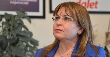 Parliament Deputy Speaker Gülizar Biçer Karaca is seen at Parliament, Ankara, Türkiye, March 7, 2025 (AA Photo)