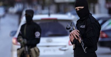 Syrian forces man a checkpoint in the coastal city of Latakia, Syria, March 8, 2025. (AFP Photo)
