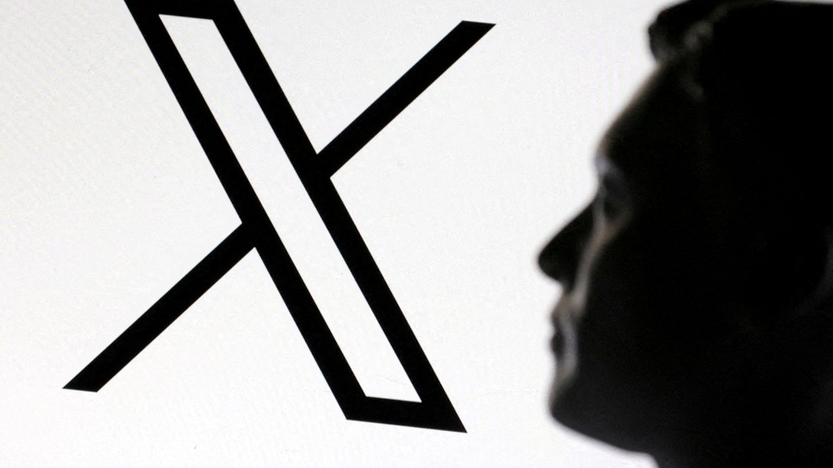 A 3D-printed miniature model of Elon Musk and the X logo are seen in this illustration taken Jan. 23, 2025. (Reuters File Photo)