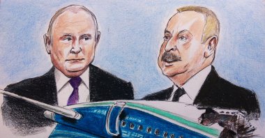"Even a phone call and a vague apology from Russian President Vladimir Putin failed to resolve the matter." (Illustration by Erhan Yalvaç)