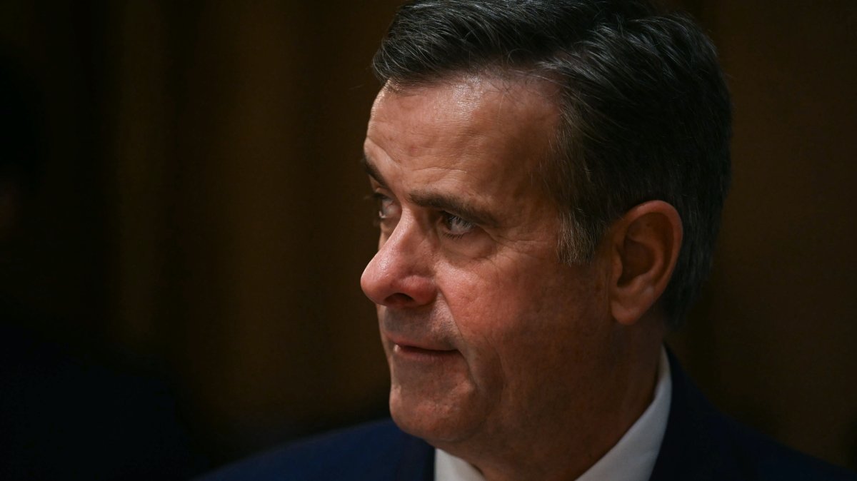 CIA Director John Ratcliffe looks on as U.S. President Donald Trump holds a Cabinet meeting at the White House, Washington, U.S., Feb. 26, 2025. (AFP Photo)