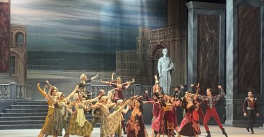 A rehearsal for the ballet "Romeo and Juliet." (AA Photo)