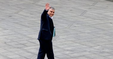 Iran&#039;s Oil Minister Mohsen Paknejad reacts after the government meeting in Tehran, Iran, March 5, 2025. (Reuters Photo)