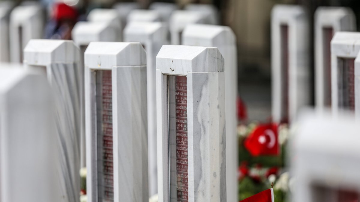 A ceremony was held at the Martyrs’ Memorial on the Gallipoli Victory to mark the 110th anniversary of the March 18 Çanakkale Victory and Martyrs&#039; Day, Çanakkale, Türkiye, March 18, 2025. (AA Photos)