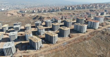 Newly built residential buildings are seen in Elazığ province, eastern Türkiye, March 16, 2025. (IHA Photo)