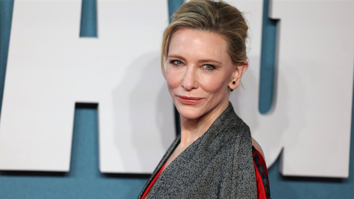 Australian actor Cate Blanchett arrives for the U.K. special screening of the film "Black Bag," London, U.K., March 11, 2025. (EPA Photo)