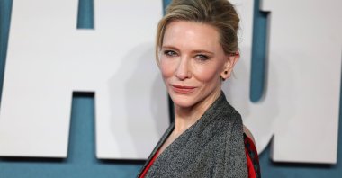Australian actor Cate Blanchett arrives for the U.K. special screening of the film "Black Bag," London, U.K., March 11, 2025. (EPA Photo)