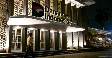 The building housing the sovereign wealth fund known as Daya Anagata Nusantara, or Danantara, Jakarta, Indonesia, Feb. 24, 2025. (AFP Photo)