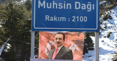 Muhsin Yazıcıoğlu is commemorated on Muhsin Mountain, Kahramanmaraş, Türkiye, March 23, 2025. (AA Photo)